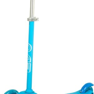 ColorBaby EVO Scooter with 3 Wheels, Blue, Adjustable Handlebar at 3 Heights, Non-Slip Base, Rear Brake, Dimensions 59 x 25 x 62/72 cm, Max Weight 35 kg, Toy for Children 2 Years, Scooter