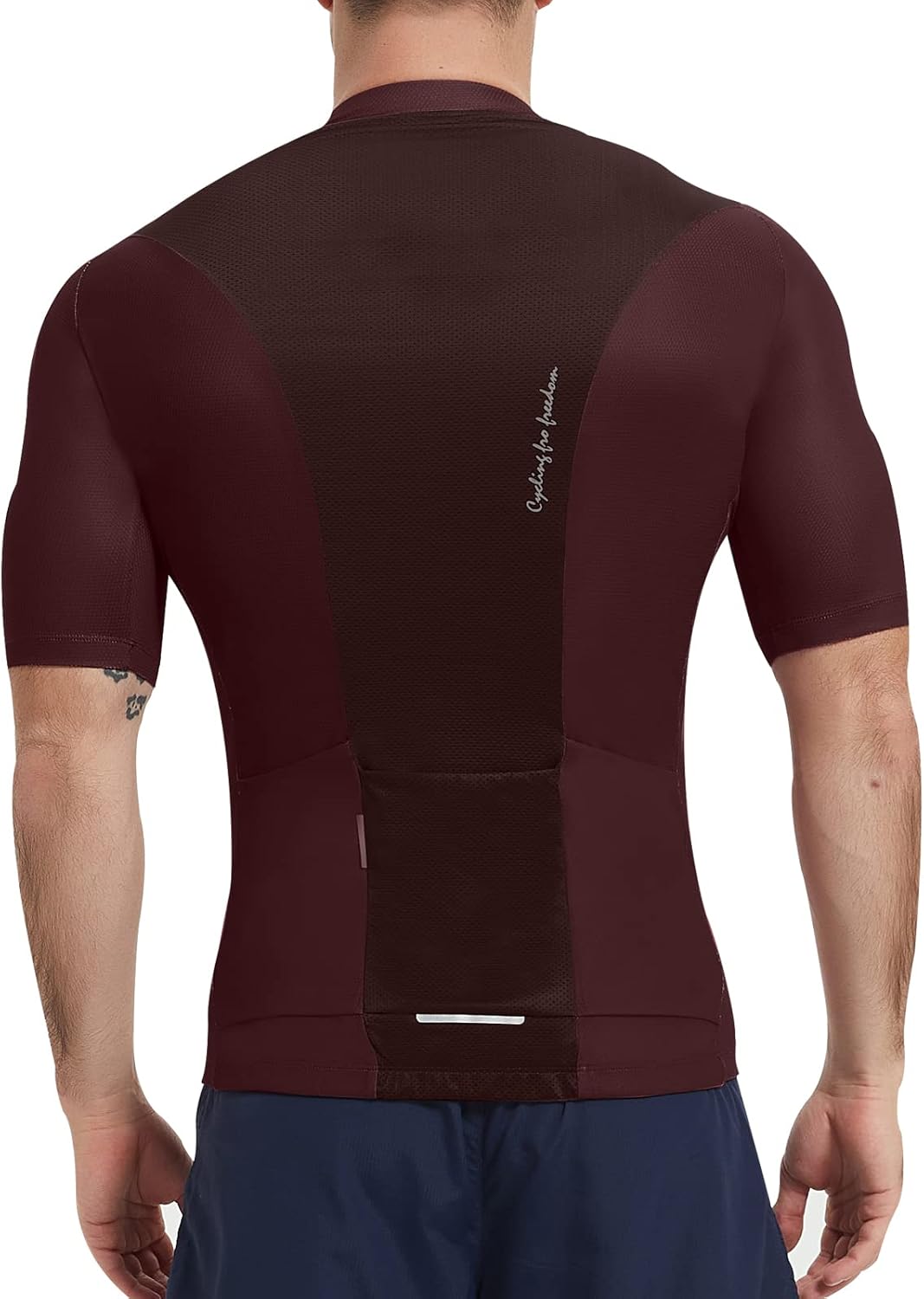 Santic Yorkson Men's Short Sleeve Cycling Jersey Men's Cycling Shirt Short Sleeve Summer with Pockets – Bild 2