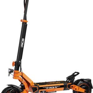 RCB D7 Electric Scooter, E-Scooter for Adults with Road Approval (ABE), 90-140 km Range, 20.8 Ah/27 Ah Battery, 500 W Motor, 10 Inch Flatproof Tyres, App Control, Double Shock Absorption