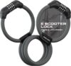 E Scooter Lock, Double Lock Cable Lock, Lock for E Scooter with 4 Digit Code, Handcuff Lock for E-Scooter, Bicycle and Scooter