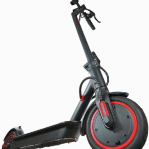 8.5 Inch Pneumatic Tyres E-Scooter with App, Double Brakes and Kinetic Energy Recovery System, Up to 30 km Range and 120 kg Load Capacity, with Road Approval