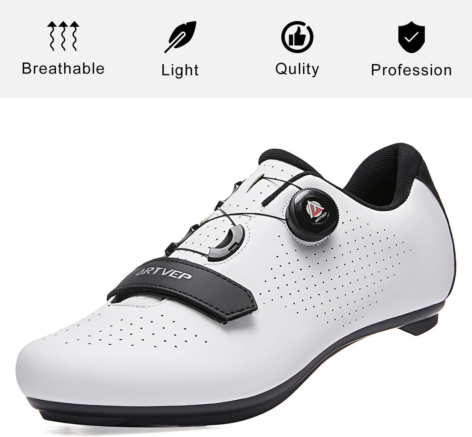 Cycling Shoes Men Women Road Cycling Shoes MTB Cycling Shoes Compatible with Look SPD SPD-SL Delta Lock Pedal Riding Shoes Compatible with Peloton Shoes – Bild 4