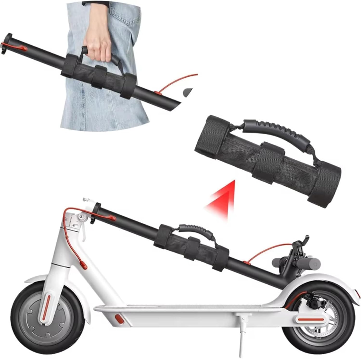 Scooter Straps - Portable Carry Handle | Adjustable Wrist for Electric Scooter Makes Lifting and Carrying Easy and Safe - Adult Accessories – Bild 8