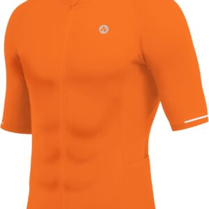 Nepest Cycling Jersey Men’s Short Sleeve Cycling Jersey Quick Drying Breathable Cycling Clothing for Men Road Bike Mountain Bike Jerseys