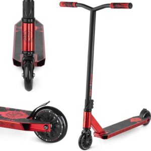 Movino Stunt Scooter Professional Scooter for Adults and Teenagers with ABEC 9 Ball Bearings Kick Scooter with 100 mm Wheel 6061 Aluminium Deck Weight 3.3 kg Load Capacity 100 kg