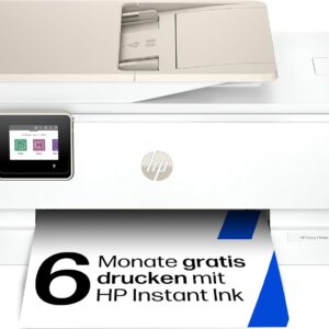 HP Envy Photo 7930 Multifunction Printer, Inkjet Printer, 6 Months Free Printing Instant Ink Included, Printing, Scanning, Copying, Photo Printing, ADF, DIN A4, WiFi, USB