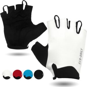 Cycling Gloves Half Finger Men Women Summer Cycling Gloves Short with Padded Breathable Cycling Gloves for Mountain Bike and Road Bike