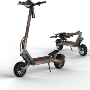 KuKirin G2 Electric Scooter for Adults, Electric Scooter City and Offroad with a Range of up to 55 km, Foldable, Wheels 10 Inch All-terrain, Double Suspension, LED Touch Display, Tested