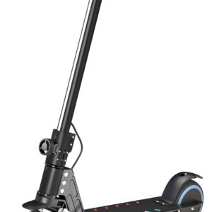Electric Scooter Children from 6-12 Years, E Scooter with Colourful Rainbow Light, 8 km Range, Foldable Electric Scooter Children, 130 W Electric Scooter, Gift for Children and Teenagers