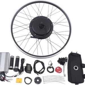 MccoMMon 1500 W 48 V 26 Inch Rear Wheel E-Bike Conversion Kit, LCD Rear Wheel E-Bike for Rear Wheel, Front Wheel