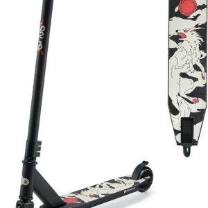 Kinderkraft Solis Scooter ab 5 Jahr, Kinderroller bis zu 100 kg, Tretroller, Stahbremse
