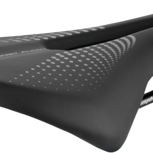Selle Italia A3 Bike Saddle Comfortable Gel Anatomical Cut Out Waterproof Suitable for All Bike Types – Black