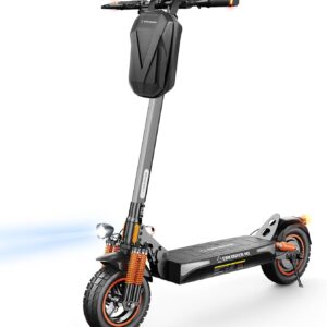 E Scooter with Road Legal, 10 Inch E Scooter 60-70 km Range with Indicator, E-Scooter Offroad up to 150 kg Load Capacity, Foldable Electric Scooter Adult for Offroad and Commuting with Hose