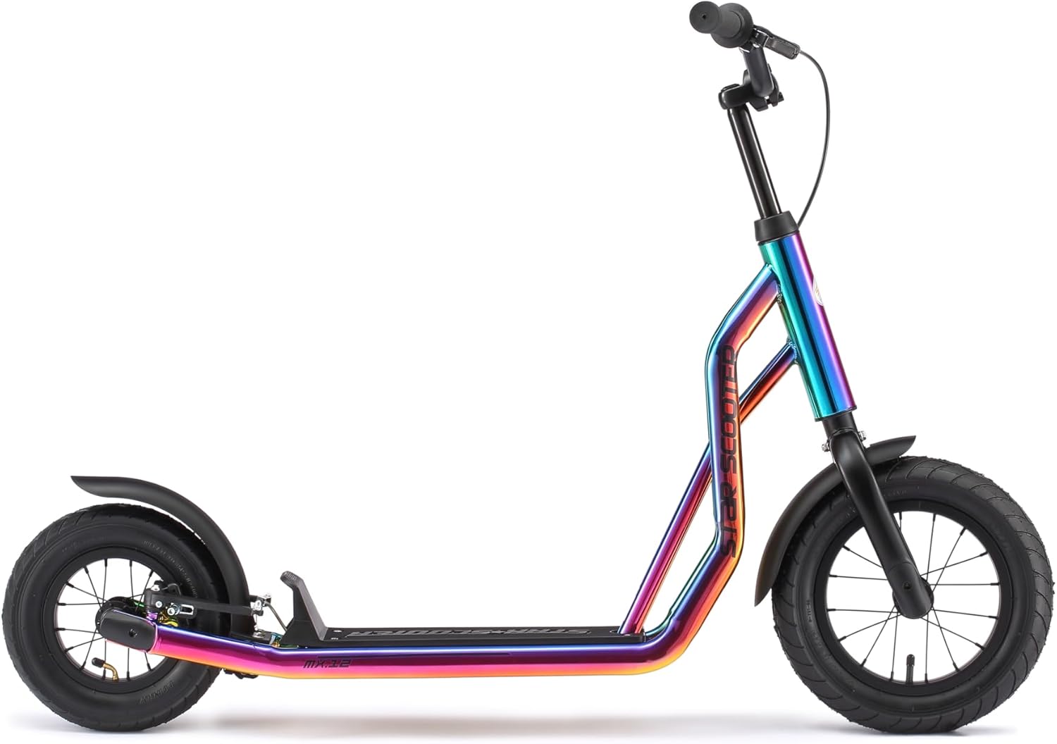 STAR SCOOTER Children's Kick Scooter from 6-7 Years | 12/10 Inch Mixed City Kick Scooter Pneumatic Tyres – Bild 2