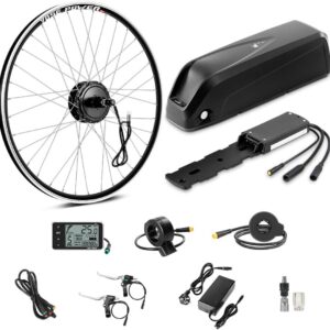 SEASON 700C Ebike Conversion Kit Rear Motor 250 W/350 W with 36 V 13 Ah Battery Integrated Controller for Cassette Electric Bicycle Conversion Kit