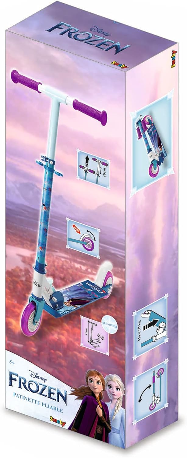 Smoby 750363 Frozen 2 Scooters with Brakes Folding – Bild 3