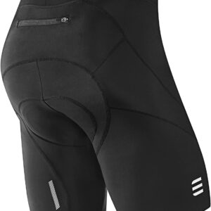 NOOYME Men’s Cycling Shorts Men’s Padded 4D Cycling Shorts with Seat Padding Elastic Cycling Shorts Cycling Shorts Made of Polyamide and Spandex Breathable Lightweight Cycling Shorts Men