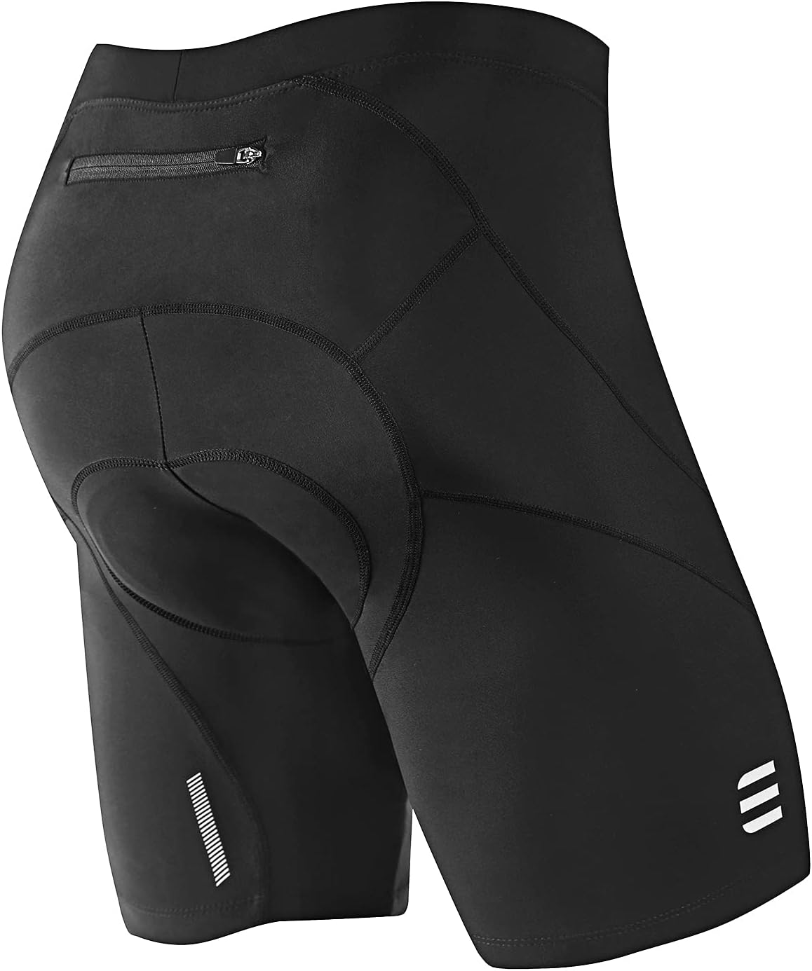 NOOYME Men's Cycling Shorts Men's Padded 4D Cycling Shorts with Seat Padding Elastic Cycling Shorts Cycling Shorts Made of Polyamide and Spandex Breathable Lightweight Cycling Shorts Men