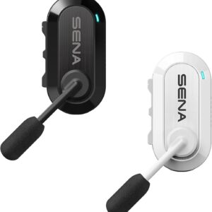 Sena BiKom 20 Cycling Communication System, Lightweight Mesh Communicator with Only 20 g Weight (Black, Twin Pack)