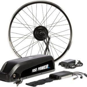 26/28 Inch 700C E-Bike Conversion Kit 36 V 250 W Front Motor with 36 V Li-ion Battery Front Wheel, Controller, LCD Display, PAS Sensor