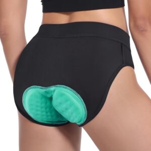 BERGRISAR Women’s Cycling Underwear, Cycling Shorts, 4D Padded Bicycle Road Bike Underpants, Breathable Elastic