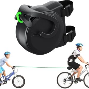 Fahrrad Abschleppseil Kinder mit Dreiecktasche,Elastisches 2.5M Fahrrad Traktionsseil,Eltern Kind Zugseil Abschleppseil Traktionsseil,Tragfähigkeit 500 lbs für Kinder MTB Bike