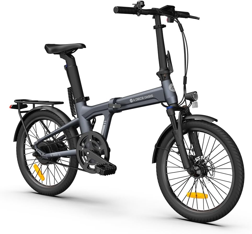 ADO E-Bike Air20Pro/Ultra, Electric Bikes, Bafang Brushless Motor, Folding Bike E-Bike, Belt Drive, Dual Mode Switching E Bike 20 Inches, 2/3 Gear, ADO Smart App, 2.4 Inch IPS Display, ebike Women/Men – Bild 5