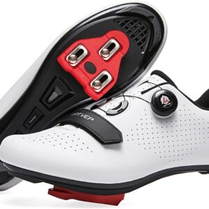 Cycling Shoes Men Women Road Cycling Shoes MTB Cycling Shoes Compatible with Look SPD SPD-SL Delta Lock Pedal Riding Shoes Compatible with Peloton Shoes