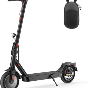 iScooter E Scooter with Road Approval Max 40 km Range, Dual Brake System and Double Suspension, 10 Inch Electric Scooter 20 km/h, Electric Scooter up to 120 kg for Medium and Long Commuting Routes