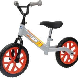 Chicco Balance Bike Cross, Children’s Bicycle without Pedals, Cross Country Design, Large Wheels, Adjustable Handlebar and Seat Post, Pedalless Balance Bike, Max 25 kg, Children’s Games 3-5 Years