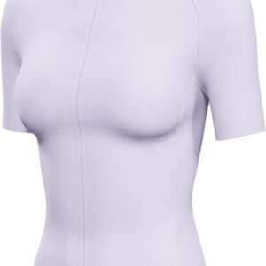 Lo.gas Cycling Jersey Women’s Short Sleeve Cycling Jersey Road Bike Jersey Breathable Women Cycling Shirt Summer Cycling Jacket Cycling Top with 3 Pockets