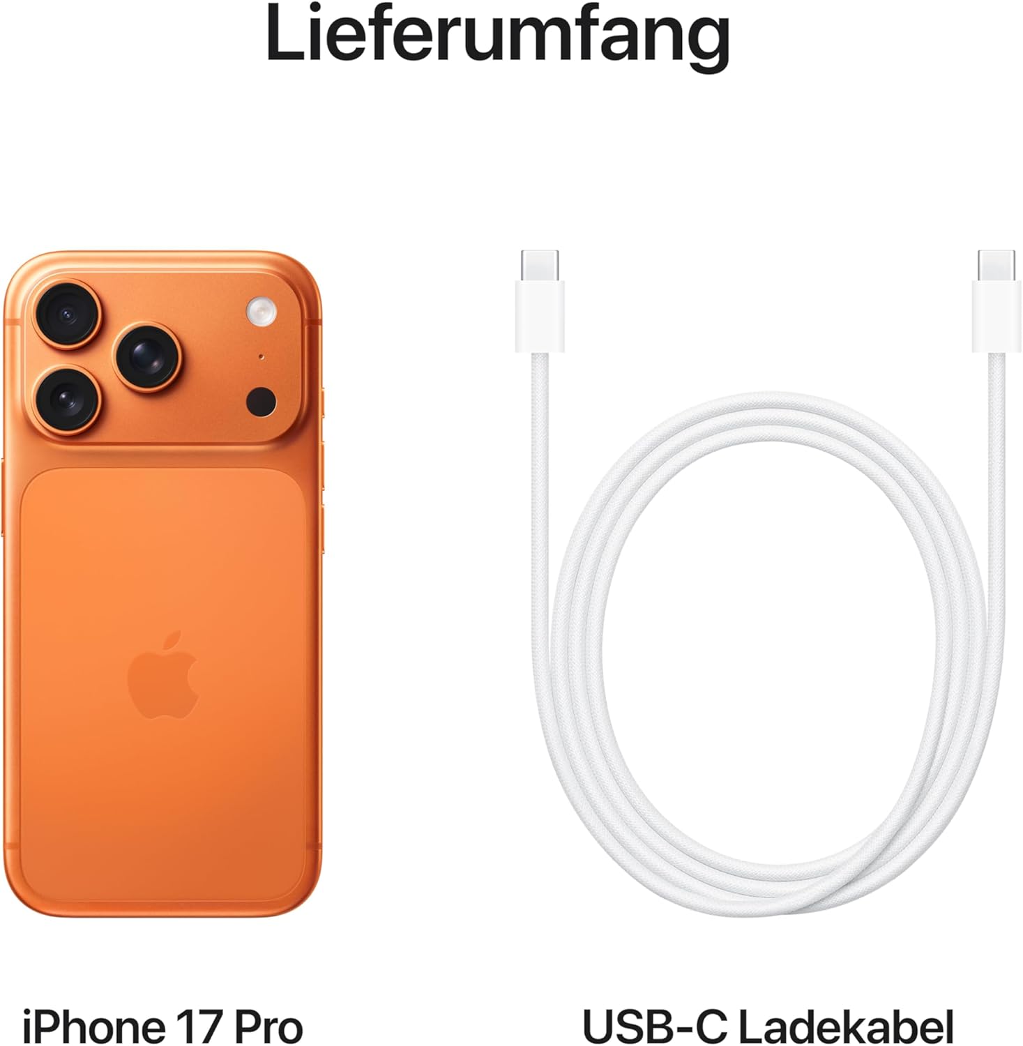 Apple iPhone 17 Pro 256 GB: 6.3 Inch Display with ProMotion up to 120 Hz, A19 Pro Chip, Breakthrough Battery Life, Pro Fusion Camera System with Centre Stage Front Camera; Cosmic Orange – Bild 6