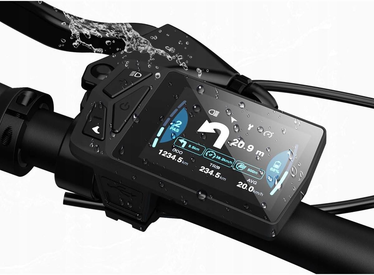 ADO E-Bike Air20Pro/Ultra, Electric Bikes, Bafang Brushless Motor, Folding Bike E-Bike, Belt Drive, Dual Mode Switching E Bike 20 Inches, 2/3 Gear, ADO Smart App, 2.4 Inch IPS Display, ebike Women/Men – Bild 7