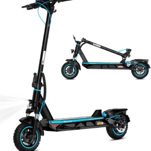 EVERCROSS A1 E-Scooter mit Straßenzulassung (ABE), 500W Motor, 10 Zoll Offroad Vakuumreifen, 46,8V 716,04WH Akku bis 70 km Reichweite, Faltbarer Elektroroller für Erwachsene mit App & LED-Display