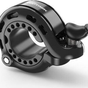 toptrek Bicycle Bell Mountain Bike, Innovative Aluminium Alloy Bell Bicycle, Upgrade 110 dB Bicycle Bell Loud, Bicycle Bell for Road Bike, Ebike, MTB, 22.2-31.8 mm Handlebar