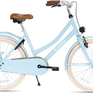 City Kinderfahrrad 24 Zoll | Ab 8-12 Jahren | Kinder Fahrrad für Mädchen/Jugend | EN4210 geprüft | V-Brake & Rücktrittbremse | Reflektoren & Schloss