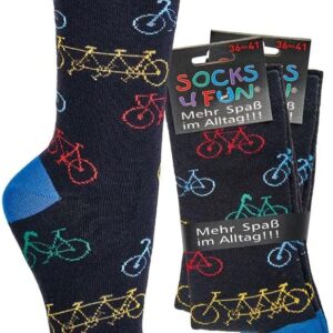 Women’s Boys Girls Men’s Socks (2 Pairs) Funny Colourful
