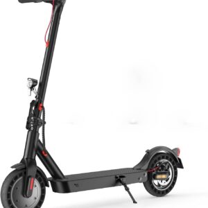 E Scooter with Road Approval Max 40 km Range with App, 10 Inch Electric Scooter with Honeycomb Tyres, Dual Brake System and Double Suspension 20 km/h, Electric Scooter up to 120 kg for Men Women
