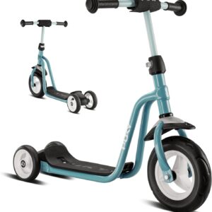 PUKY R 1 Classic Scooter, Safe Scooter for Children from 2 Years, Non-Slip Running Board, Height-Adjustable Handlebars, Top Bicycle Alternative