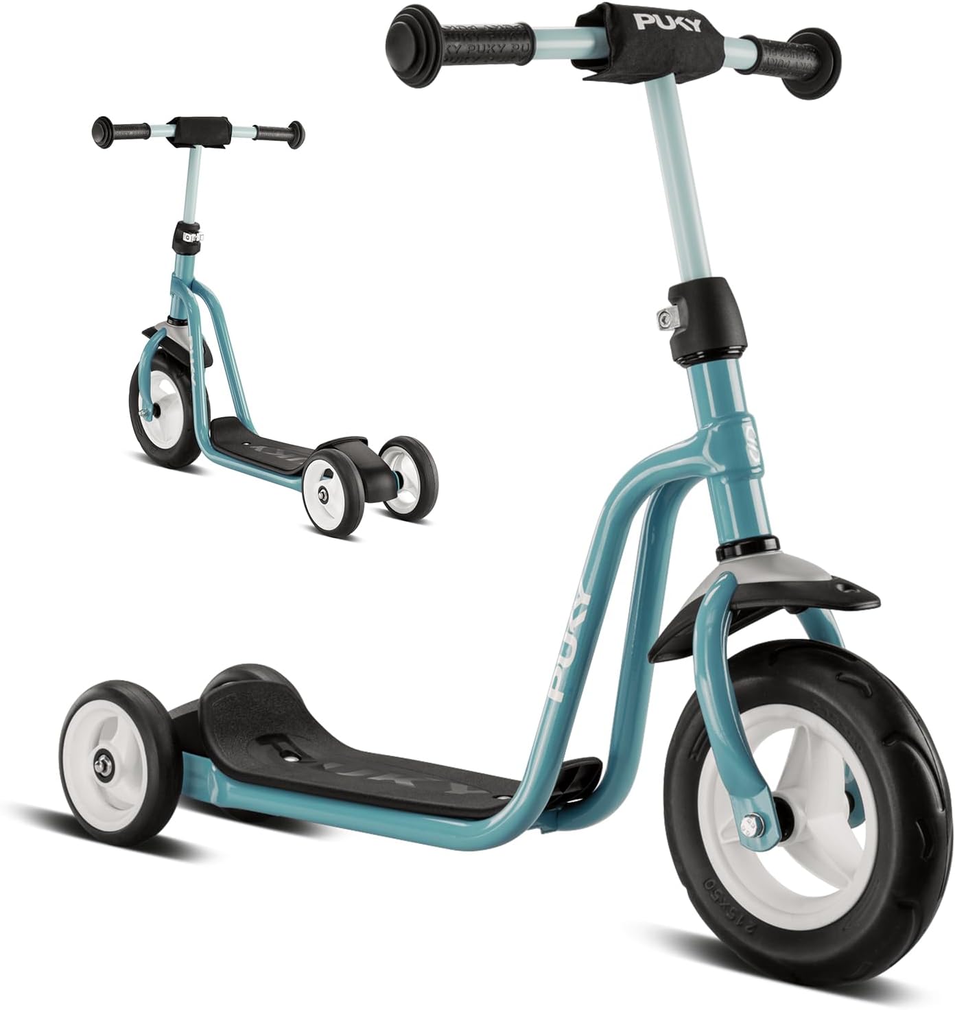 PUKY R 1 Classic Scooter, Safe Scooter for Children from 2 Years, Non-Slip Running Board, Height-Adjustable Handlebars, Top Bicycle Alternative
