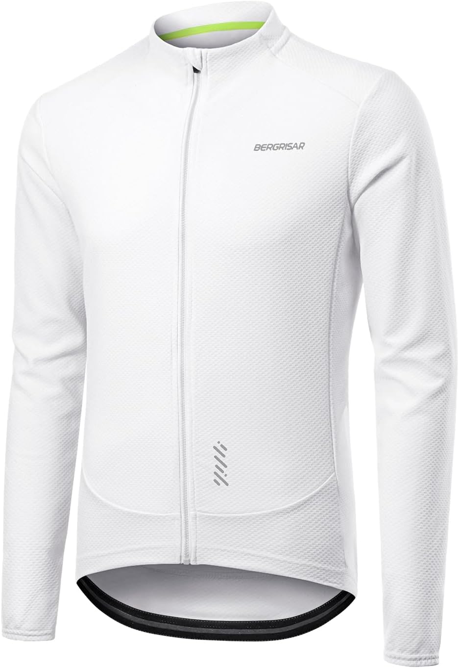 BERGRISAR Men's Cycling Jersey Long Sleeve for Spring Autumn Road Bike MTB Mountain Bike Jerseys
