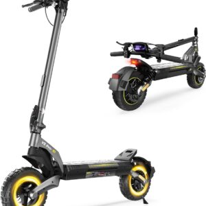 E9 E-Scooter with Road Approval ABE 20 km/h, 350 W Motor, 25-30 km Range, 8.5 Inch Solid Rubber Tyres, Dual Brake System, Maximum Load 120 kg