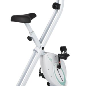 Ultrasport Folding Exercise Bike, Home Trainer, Bicycle, Extra Quiet up to 130 kg with Comfort Saddle, Ergometer, Exercise Bike, Fitness Bike, Indoor Bike, Trimming Bike