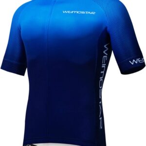 Weimostar Men’s Cycling Jersey, Cycling Clothing, Mountain Bike Jersey Shirt, Short Sleeve, Breathable, Team Sports
