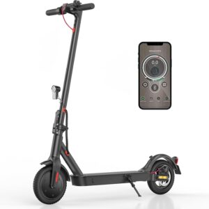 E Scooter with Road Approval Max 33 km Range, ABE Electric Scooter Load up to 120 kg, LED, 20 km/h, 350 W Motor, Dual Brake System, Double Suspension, Lightweight, Compact & Stable Scooter for Commuters