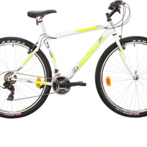 Multiband, Probike Pro 29, 29 inches, 483 mm, Mountain Bike, Unisex, 21-Speed Shimano, Mudguard Front and Rear, White, Red and Blue