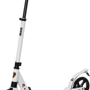 HOMCOM 2 LARGE WHEELS KIDS ADULTS FOLDING KICKSCOOTER Ages 14+ Adjustable