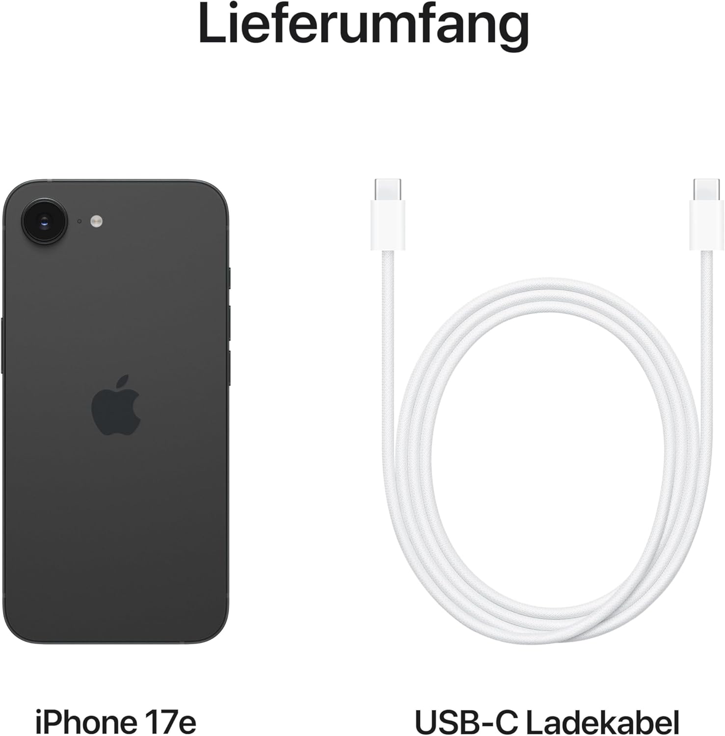 Apple iPhone 17e (256GB): 6.1" Super Retina XDR Display, A19 Chip, All Day Battery, 48MP Fusion Camera; Black – Bild 6