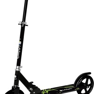Onyx Aluminium Scooter Foldable Height Adjustable Large XL Wheels 200 mm