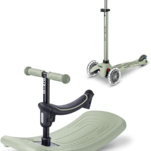 micro Mini Micro Deluxe Rock & Go LED | The Original | Innovative 6-in-1 System | From Rocker to Scooter, All Included | Scooter for Children from 1 to 6 Years